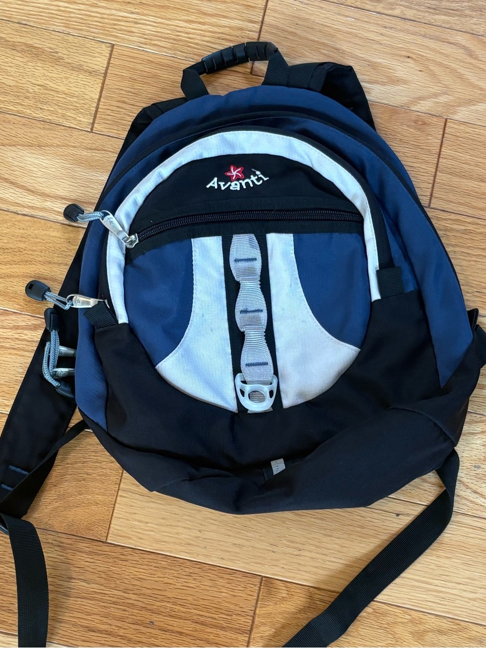 Y2k Vintage Surfwear Avanti Mini Backpack Bag Blue 90s Boho Hippie Beach